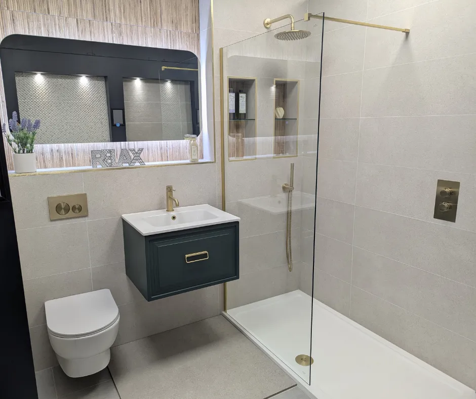 Sophisticated Emerald & Brushed Brass Elegance